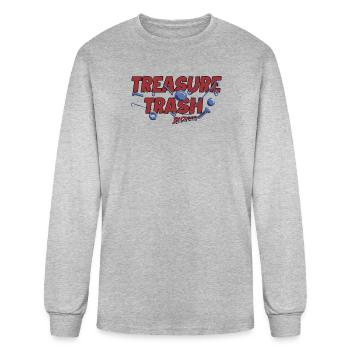 Treasure Trash - Men's Long Sleeve T-Shirt - heather gray - Front