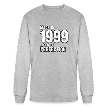 Made In 1999 For Perfection - Born In 1999 - Men's Long Sleeve T-Shirt - heather gray - Front