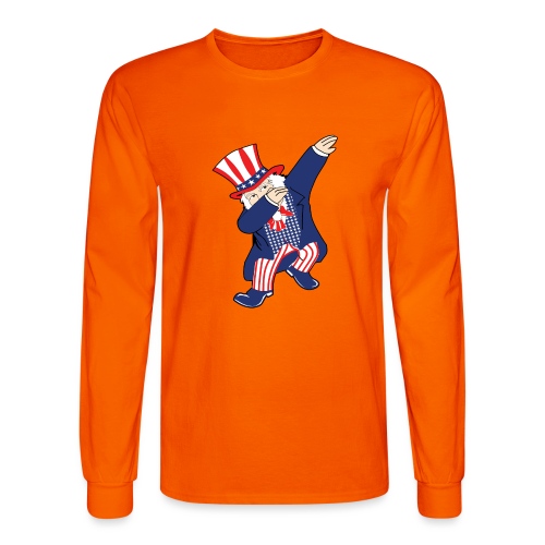 Dab Uncle Sam - Men's Long Sleeve T-Shirt