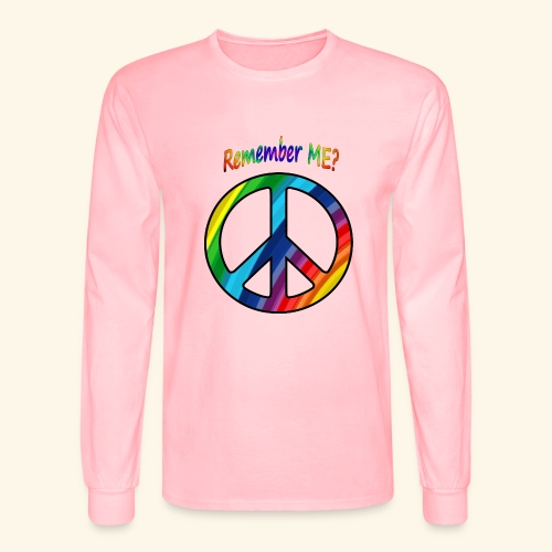 remember me - Peace Sign - Men's Long Sleeve T-Shirt