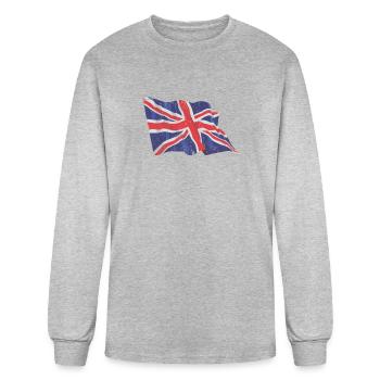 Great Britain England - Men's Long Sleeve T-Shirt - heather gray - Front