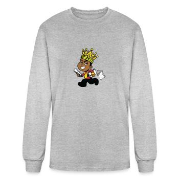 young dolph merch - Men's Long Sleeve T-Shirt - heather gray - Front