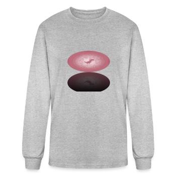 Copy of QR CODE - Men's Long Sleeve T-Shirt - heather gray - Front