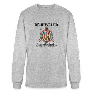 Bejeweled I Can Still Make the Whole Place Shimmer - Men's Long Sleeve T-Shirt - heather gray - Front
