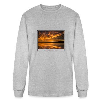 marmalade sky - Men's Long Sleeve T-Shirt - heather gray - Front