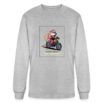 Sleigh Bells Vibes - Men's Long Sleeve T-Shirt - heather gray - Front