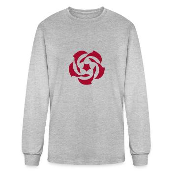 Portland Thorns - Men's Long Sleeve T-Shirt - heather gray - Front