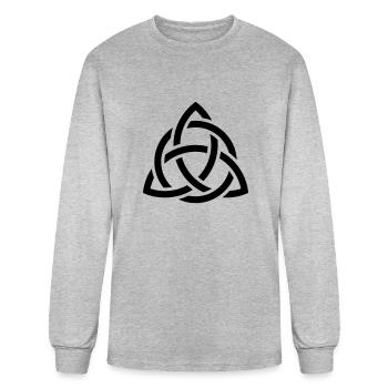 Celtic Knot - Men's Long Sleeve T-Shirt - heather gray - Front