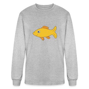Fish fishes - Men's Long Sleeve T-Shirt - heather gray - Front