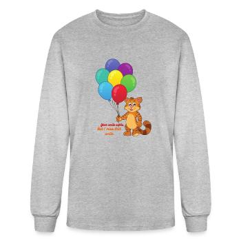 surprise bestie - Men's Long Sleeve T-Shirt - heather gray - Front