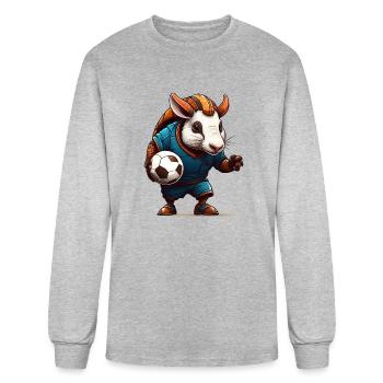 Armadillo Shell Defense - Men's Long Sleeve T-Shirt - heather gray - Front