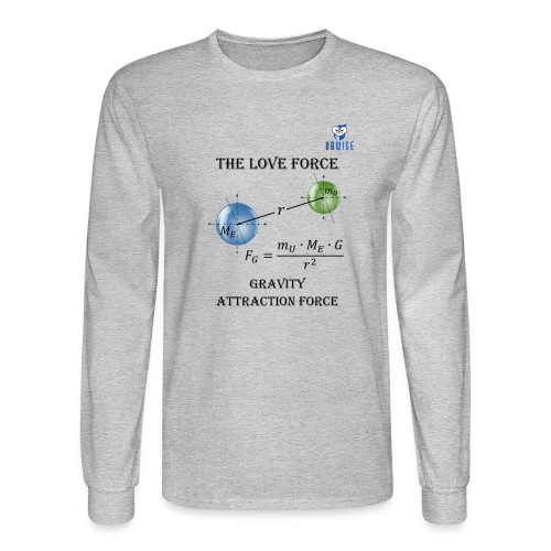 Newton Gravity MuMeG with UBWise logo - Men's Long Sleeve T-Shirt