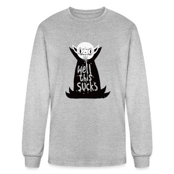 Well This Sucks - Men's Long Sleeve T-Shirt - heather gray - Front