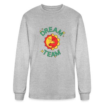 Dream team - Men's Long Sleeve T-Shirt - heather gray - Front