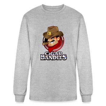Cigar bandits - Men's Long Sleeve T-Shirt - heather gray - Front