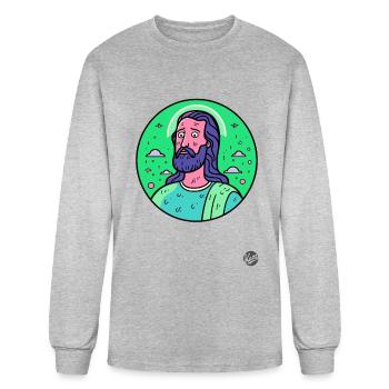 The Doubted Savior - Men's Long Sleeve T-Shirt - heather gray - Front