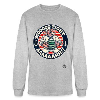 Crying Sailor – So Tight! - Men's Long Sleeve T-Shirt - heather gray - Front