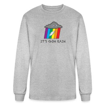 Spectrum Squall: its gon rain cloud spring weather - Men's Long Sleeve T-Shirt - heather gray - Front