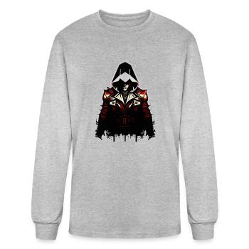 Assassins Creed attire - Men's Long Sleeve T-Shirt - heather gray - Front