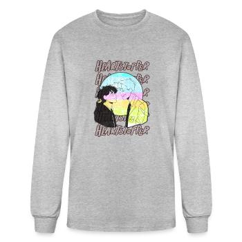 Heartstopper - Men's Long Sleeve T-Shirt - heather gray - Front