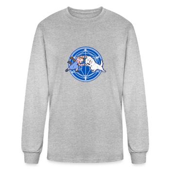 Fullmetal Fusion Ha - T-shirt à manches longues Homme - gris chiné - Devant