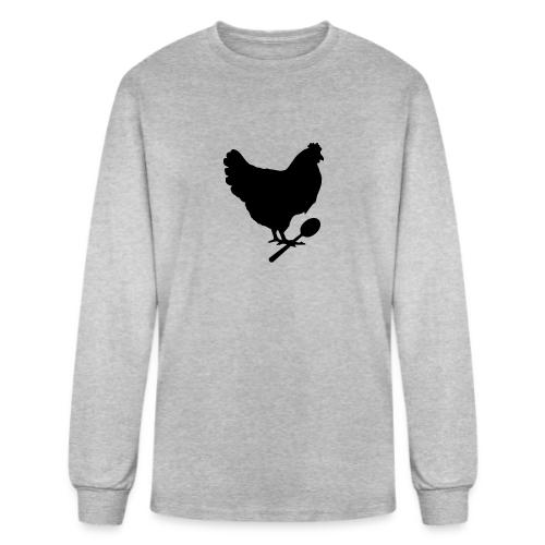Cosmopolitan Cornbread Hen & Spoon Logo - Men's Long Sleeve T-Shirt