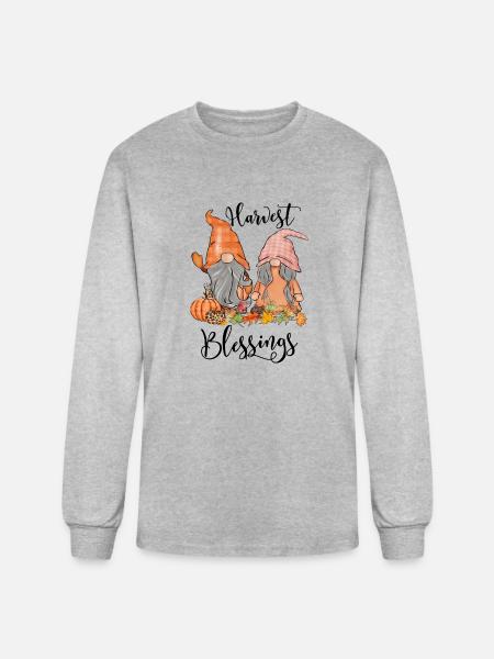 Harvest blessings - Men's Long Sleeve T-Shirt - heather gray