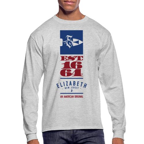 American Original - Rebel E 1664 - RWB - Men's Long Sleeve T-Shirt