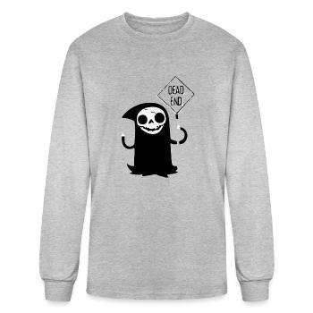 Dead End - Men's Long Sleeve T-Shirt - heather gray - Front