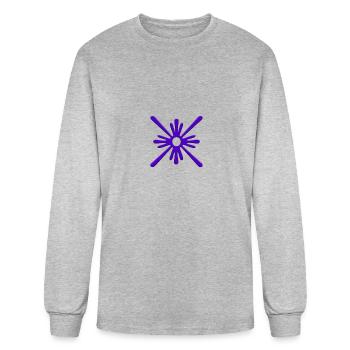 Mono Sorts small g - Men's Long Sleeve T-Shirt - heather gray - Front