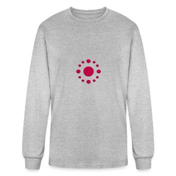 Mono Sorts small b - Men's Long Sleeve T-Shirt - heather gray - Front