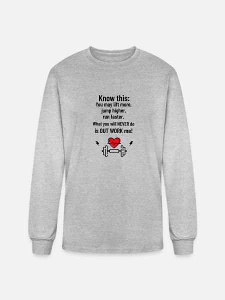 Pulse Heartbeat Emblem - Men's Long Sleeve T-Shirt - heather gray