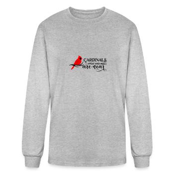 Cardinals Appear Fantasy - Men's Long Sleeve T-Shirt - heather gray - Front
