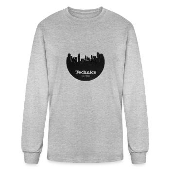 technics 1 - Men's Long Sleeve T-Shirt - heather gray - Front