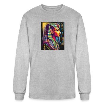 pharaoh rise - Men's Long Sleeve T-Shirt - heather gray - Front