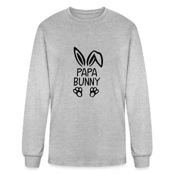 Good Bunny - Men's Long Sleeve T-Shirt - heather gray - Front