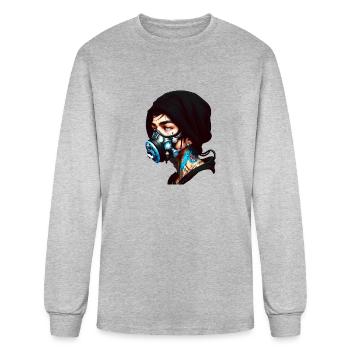 Cyberpunk - Men's Long Sleeve T-Shirt - heather gray - Front