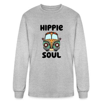 Hippie Soul - Men's Long Sleeve T-Shirt - heather gray - Front