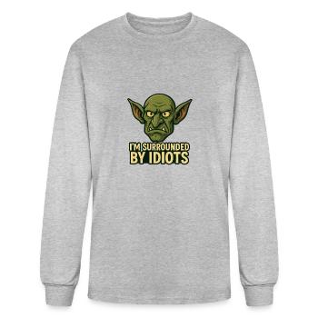 Goblin For All - Men's Long Sleeve T-Shirt - heather gray - Front