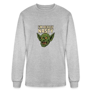 Goblin For All - Men's Long Sleeve T-Shirt - heather gray - Front