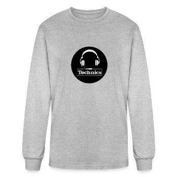 technics 1 - Men's Long Sleeve T-Shirt - heather gray - Front