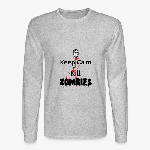 keep calm and kill zombies - Men's Long Sleeve T-Shirt