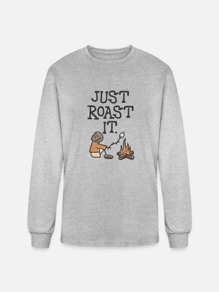 Just Roast It - Men's Long Sleeve T-Shirt - heather gray