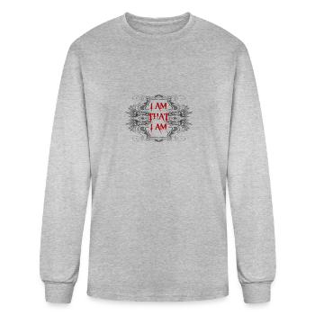 I am that I am - Men's Long Sleeve T-Shirt - heather gray - Front