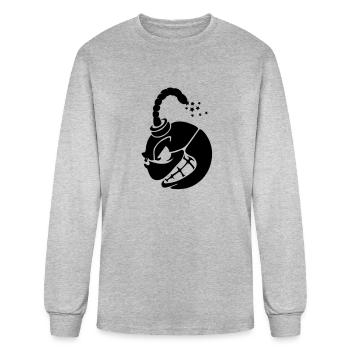 bomb black poweder fuse fuze blasting match cord - Men's Long Sleeve T-Shirt - heather gray - Front