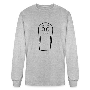 Ghost - Men's Long Sleeve T-Shirt - heather gray - Front