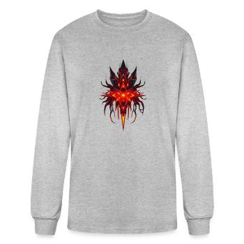Infernal Nova Core - Men's Long Sleeve T-Shirt - heather gray - Front