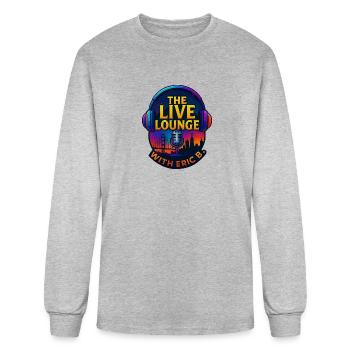 The Live Lounge – Round Edition - Men's Long Sleeve T-Shirt - heather gray - Front