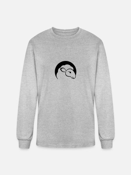 Lamb - Men's Long Sleeve T-Shirt - heather gray