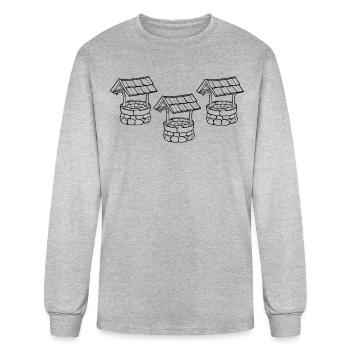 Well Well Well, Printed Truth Gift Idea! - Men's Long Sleeve T-Shirt - heather gray - Front